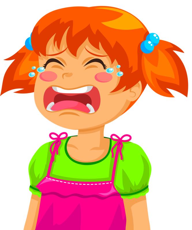 Cartoon Baby Crying PNG HD Quality