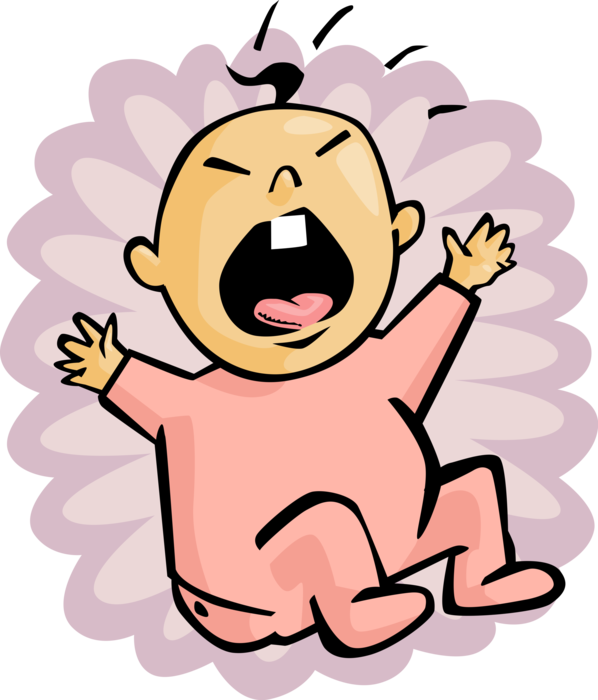 Cartoon Baby Crying PNG Images HD