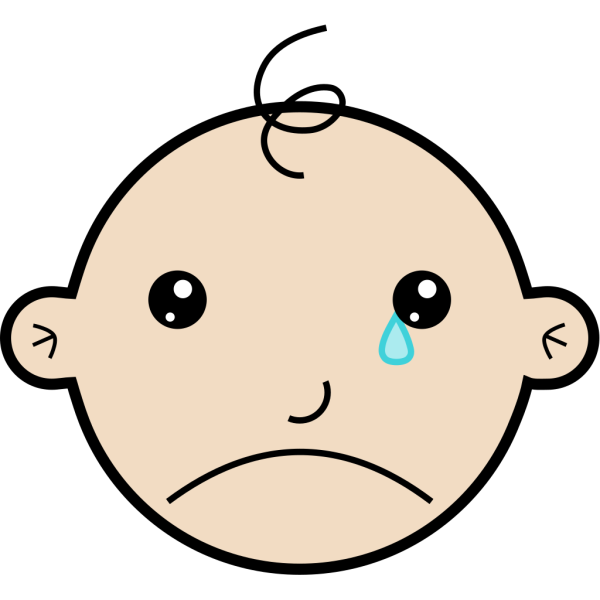 Cartoon Baby Crying PNG Photos