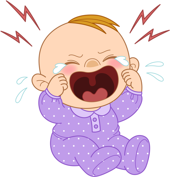 Cartoon Baby Crying Transparent Images