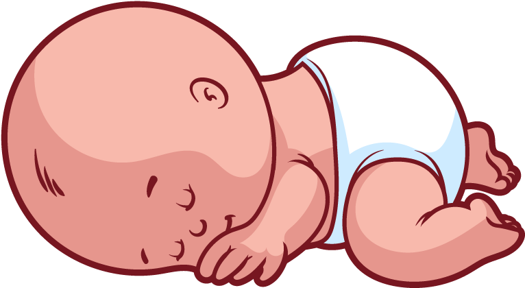 Cartoon Baby Dreaming PNG Clipart Background