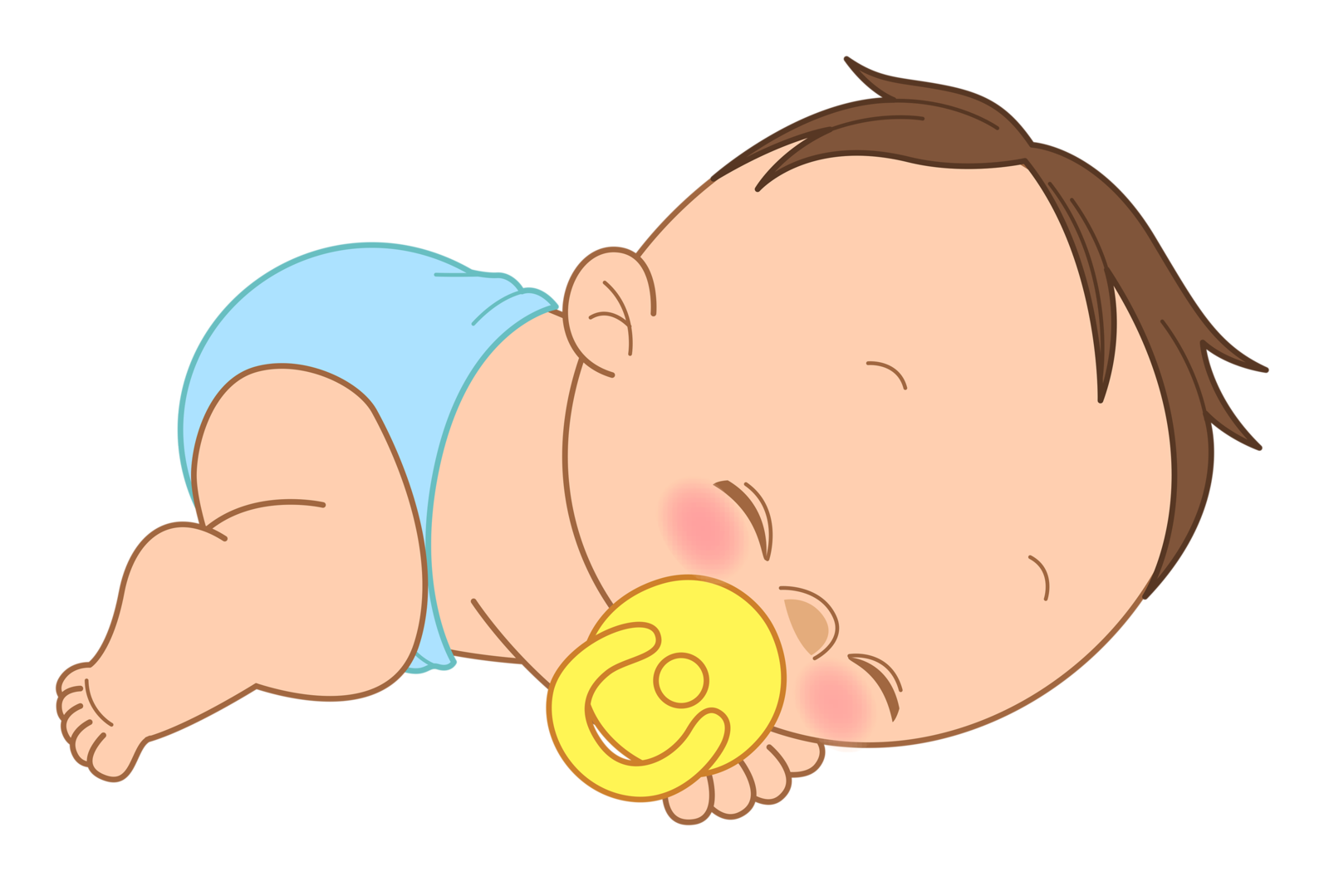 Cartoon Baby Dreaming PNG Photo Image