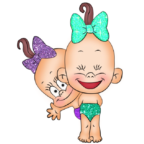 Cartoon Baby Girl Transparent Image