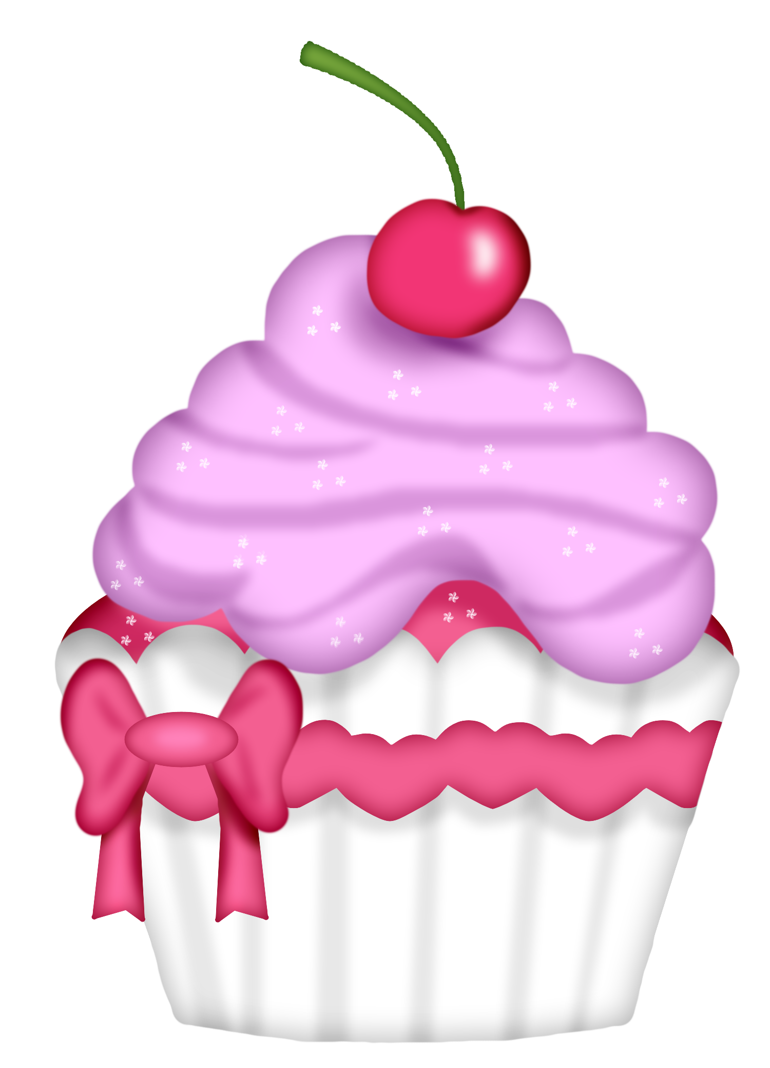 Cartoon Cupcake Pink Transparent Images