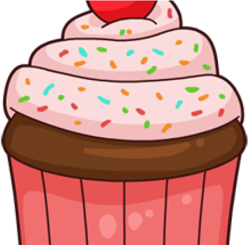 Cartoon Cupcake Transparent Background