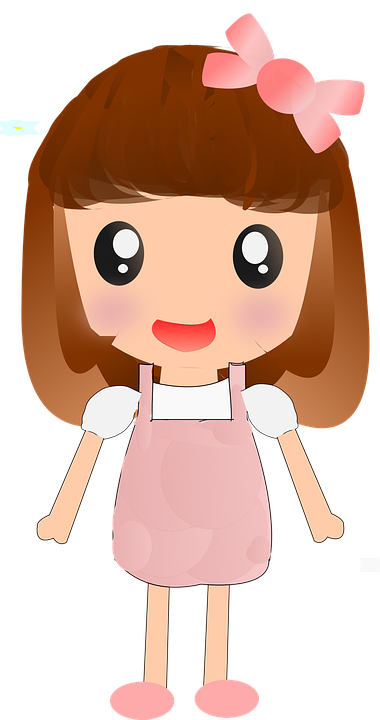 Cartoon Girl Anime PNG Pic Background