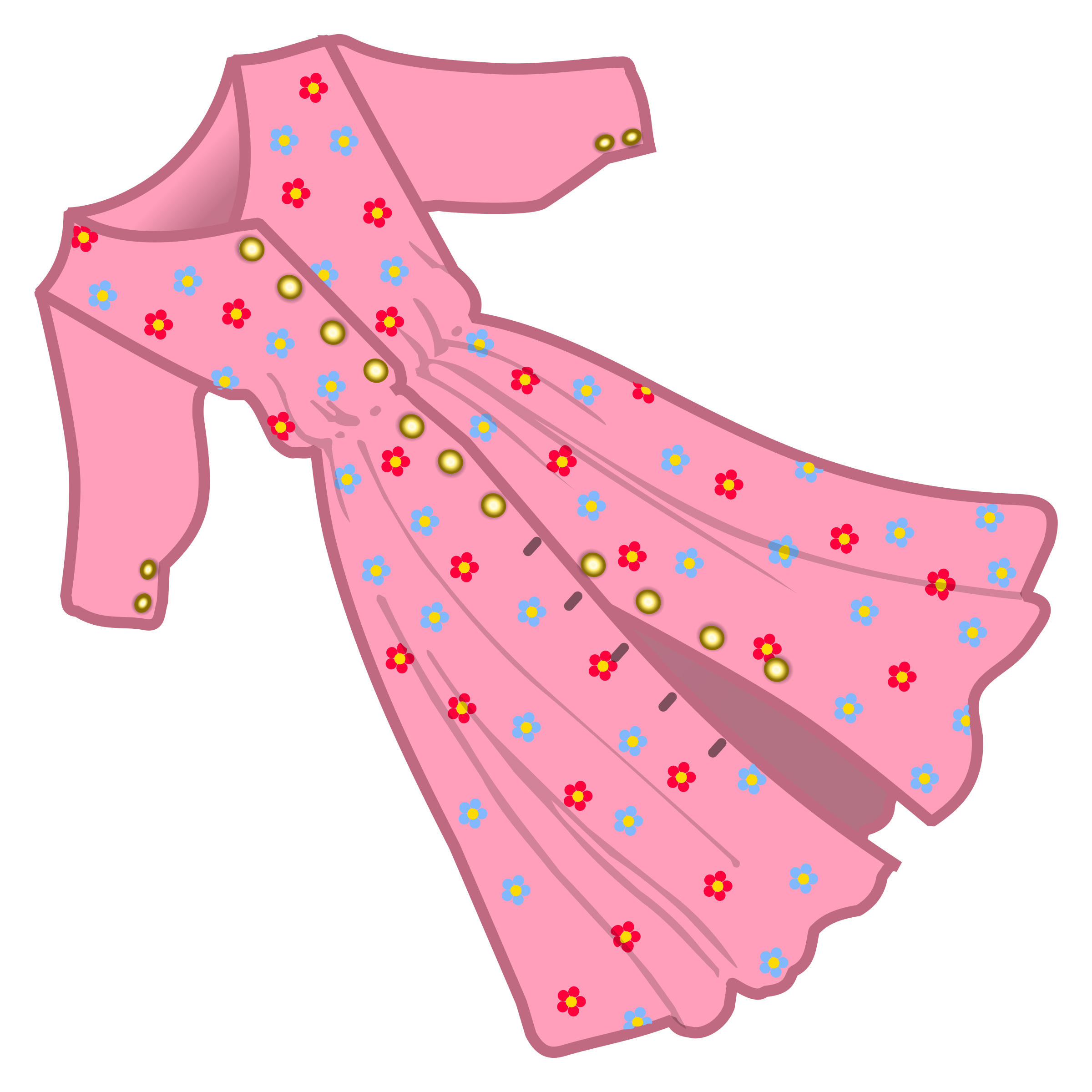 Cartoon Girl Dress PNG Free File Download