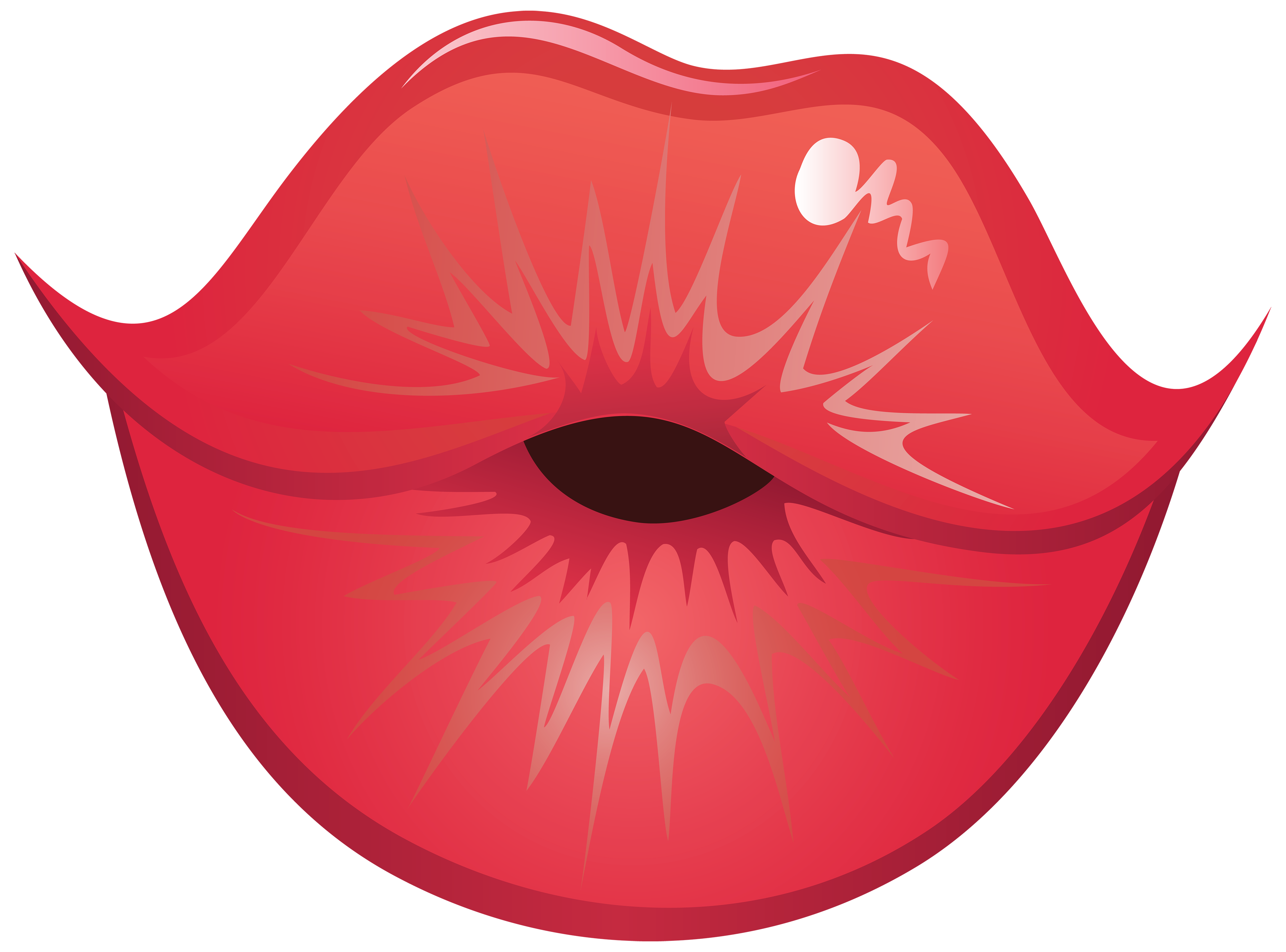 Cartoon Lips Mouth PNG Images Transparent Background | PNG Play