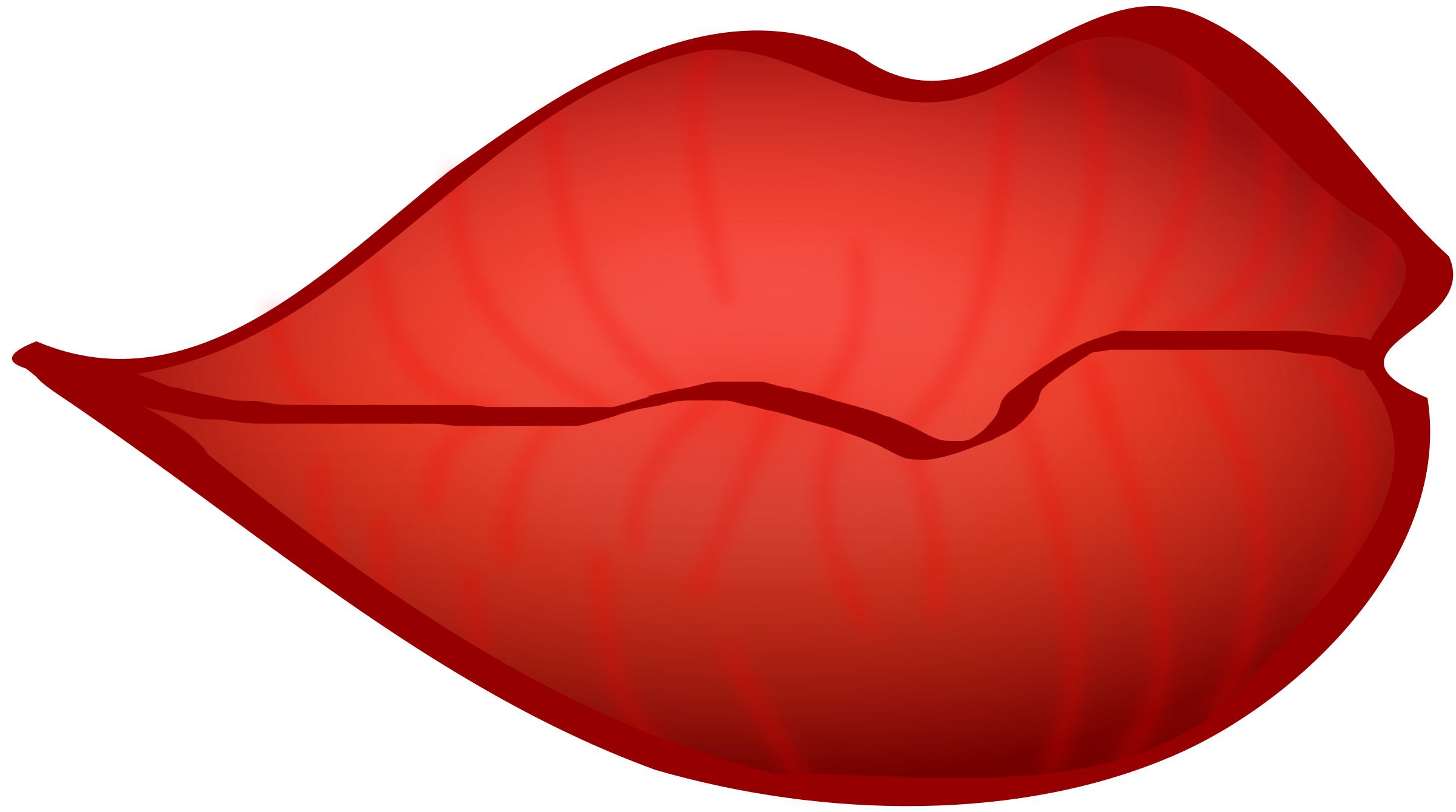 Cartoon Lips Red Transparent Free PNG