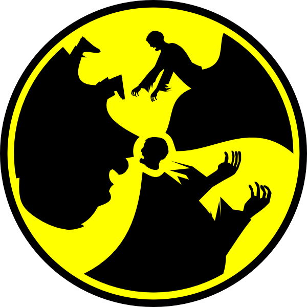 Caution Zombie PNG HD Quality