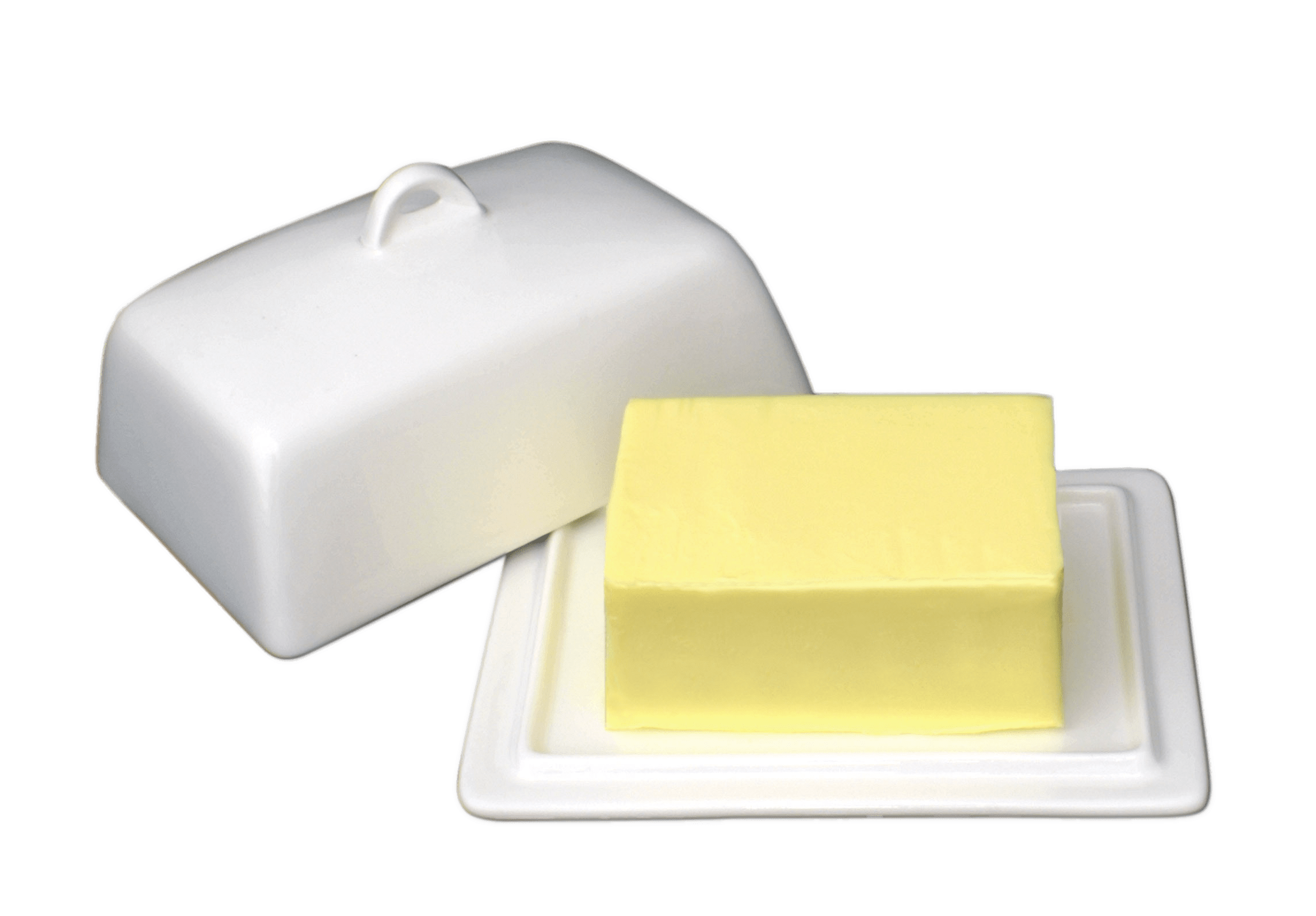 Ceramic Butter Dish PNG HD Quality