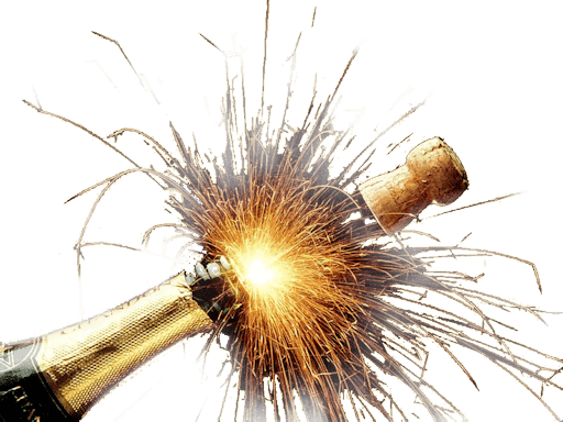 Champagne Explosion Download Free PNG