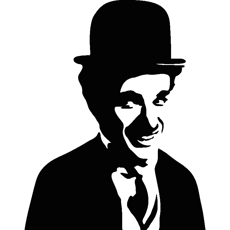 Charlie Chaplin Face PNG Clipart Background