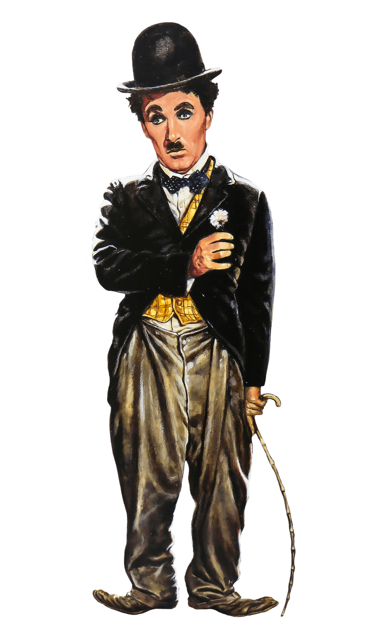 Charlie Chaplin Face Transparent Background
