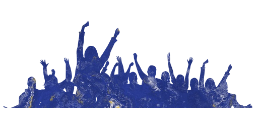 Cheering Crowd PNG Clipart Background