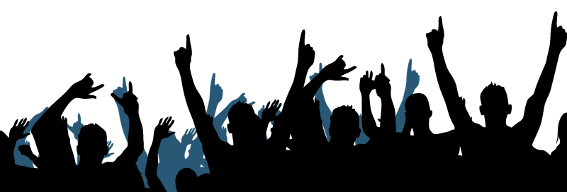 Cheering Crowd Transparent Free PNG