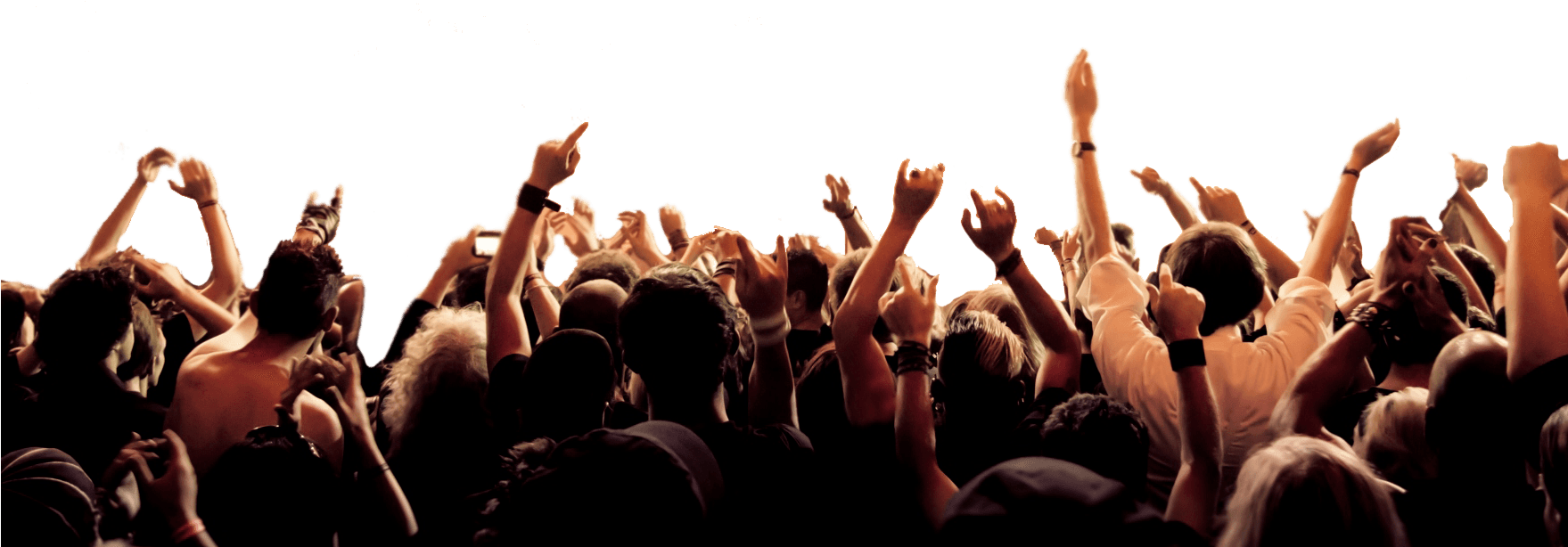 Cheering Crowd Transparent PNG
