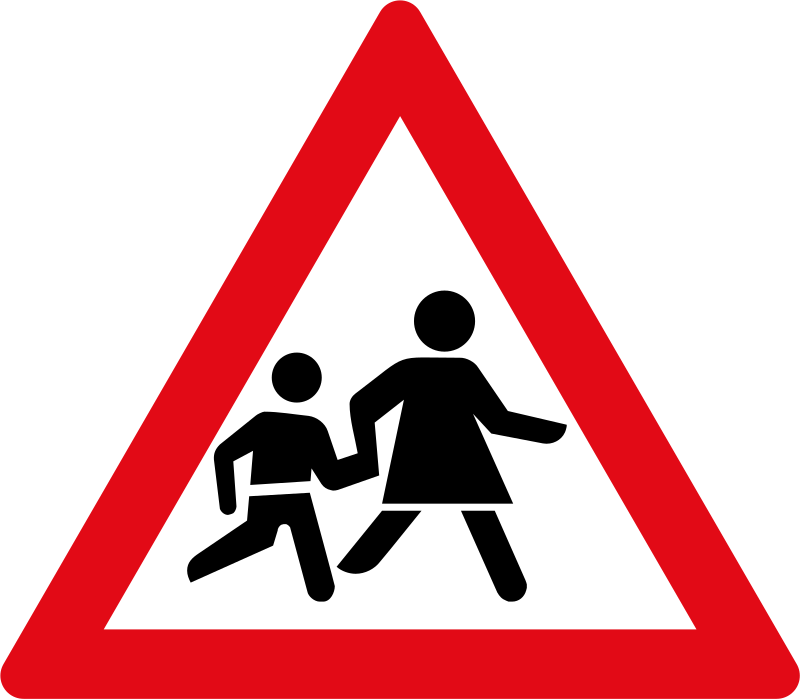 Children Traffic Sign Transparent PNG