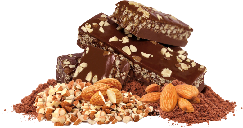 Chocolate Bar Nuts PNG Clipart Background