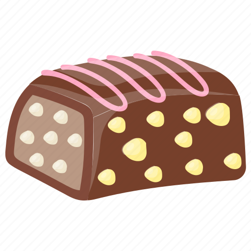 Chocolate Bar Nuts PNG HD Quality