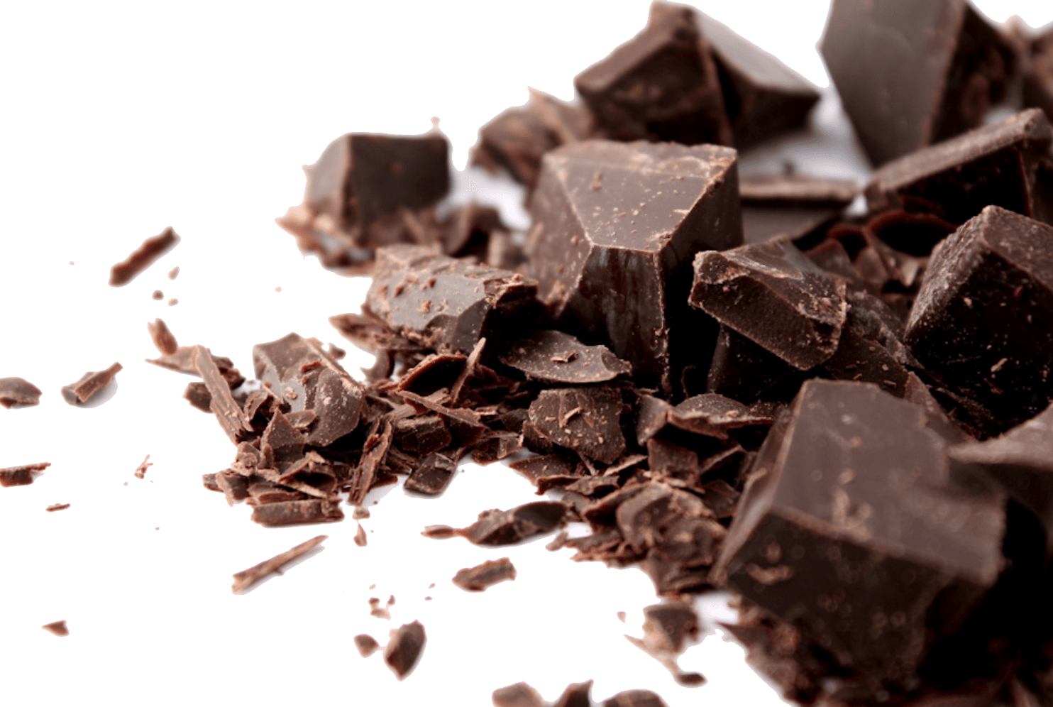 Chocolate Pieces Background PNG Image