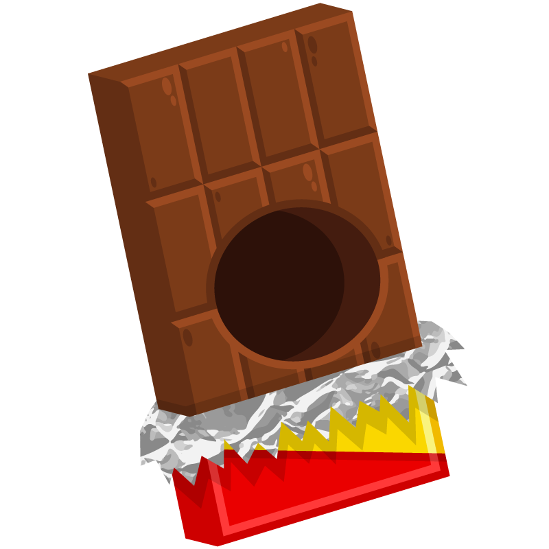 Chocolate Pieces Transparent File
