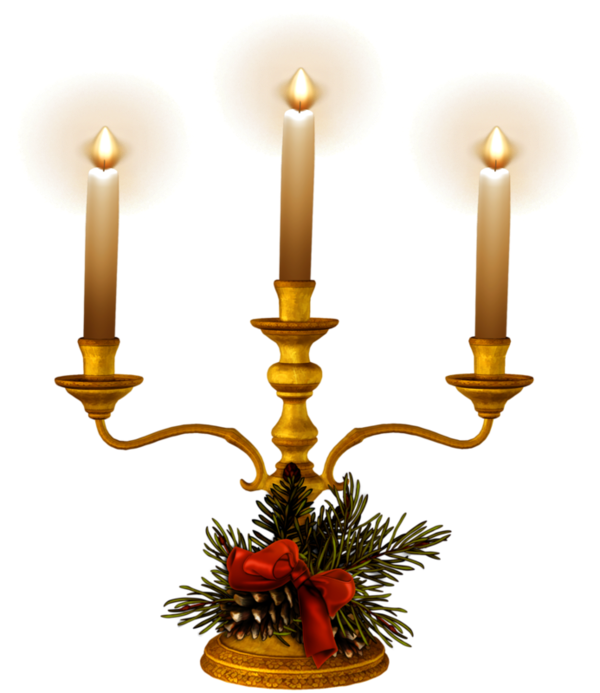 Christmas Candle PNG HD Quality