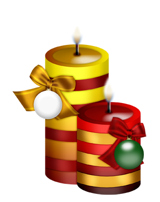 Christmas Candle Transparent PNG