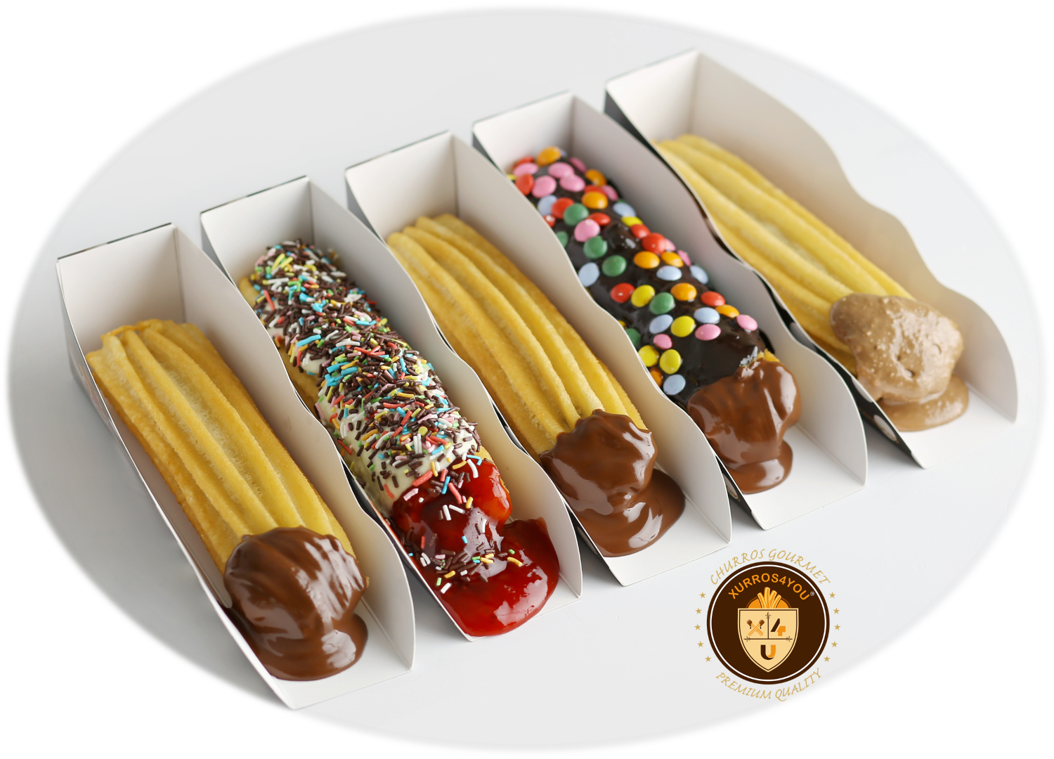 Churros On A Plate Transparent File