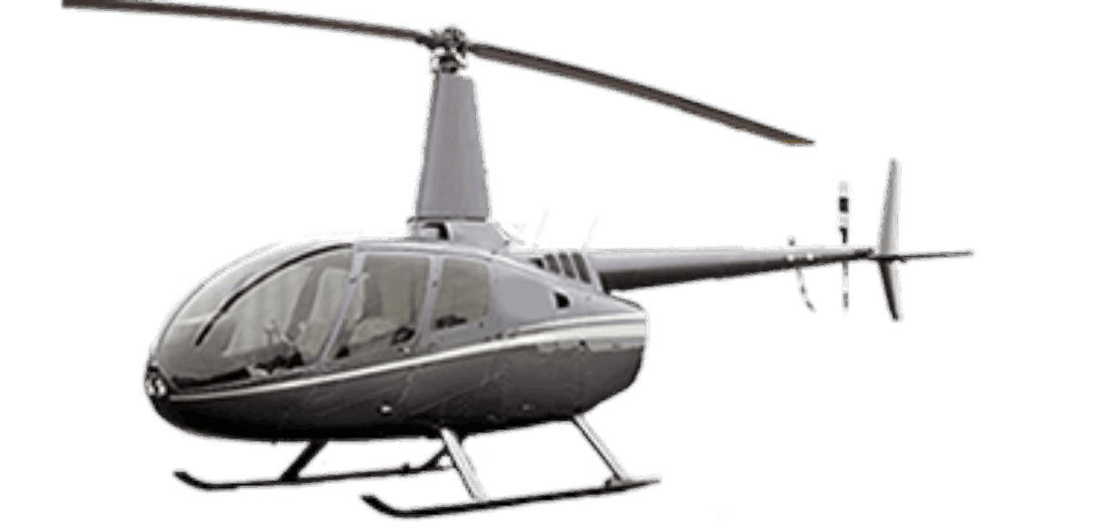 Civil Helicopter Background PNG Image