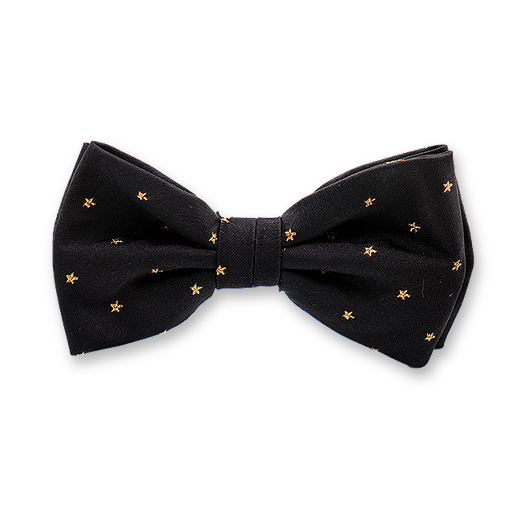 Classic Black Bow Tie Transparent Image
