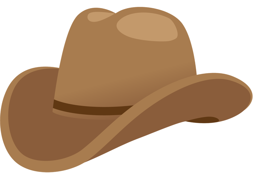 Classic Sheriffs Hat PNG Clipart Background