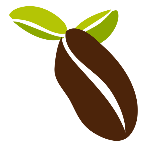 Coffee Beans Leaves Background PNG Image