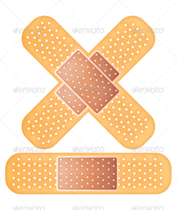 Collection Of Band Aids Background PNG Image