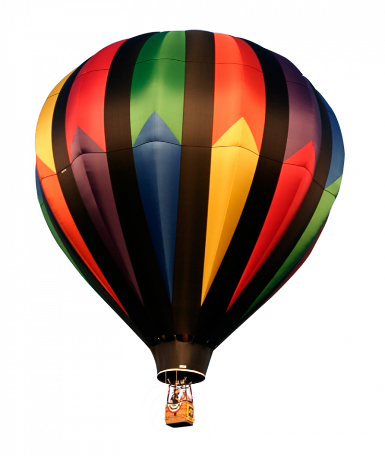 Colourful Hot Air Balloon Transparent Images