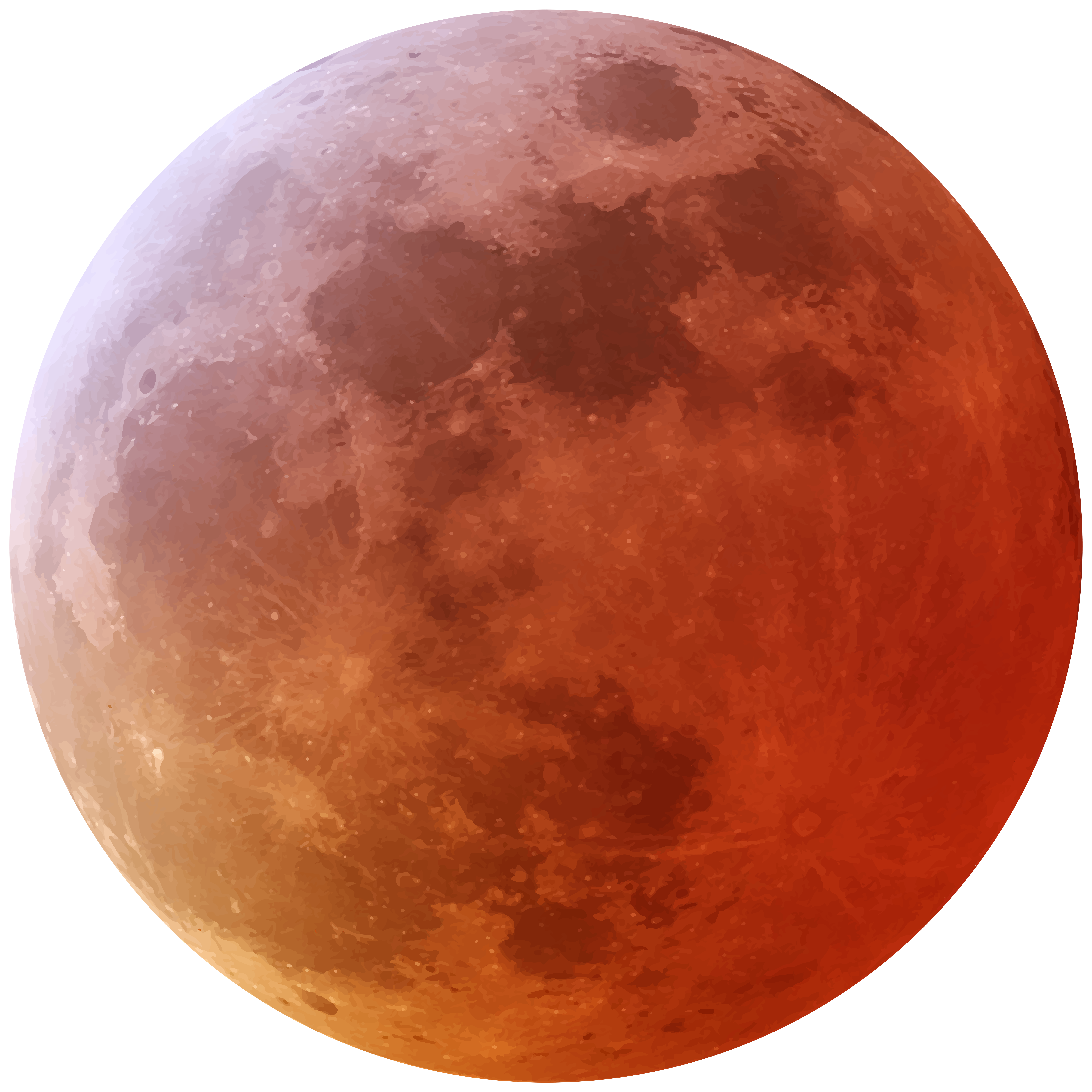 Colourful Moon Free PNG