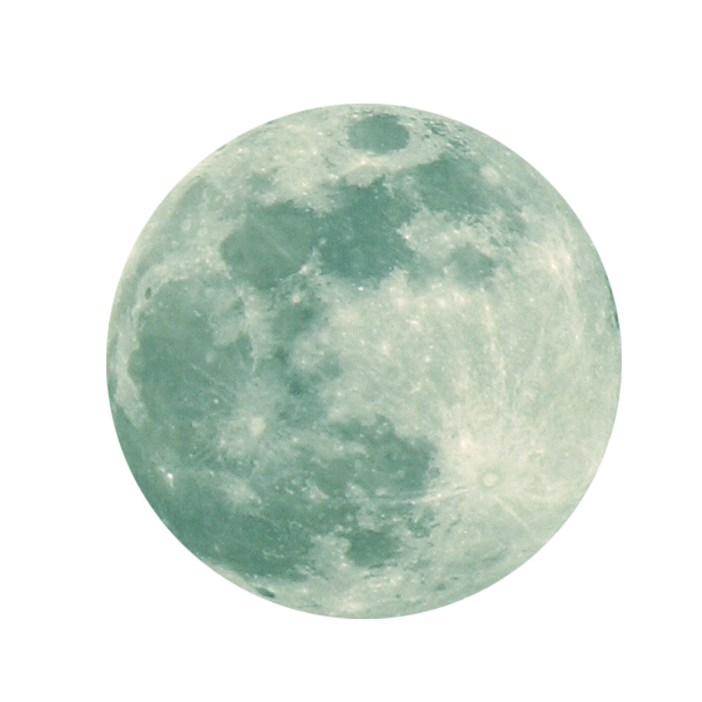 Colourful Moon PNG HD Quality