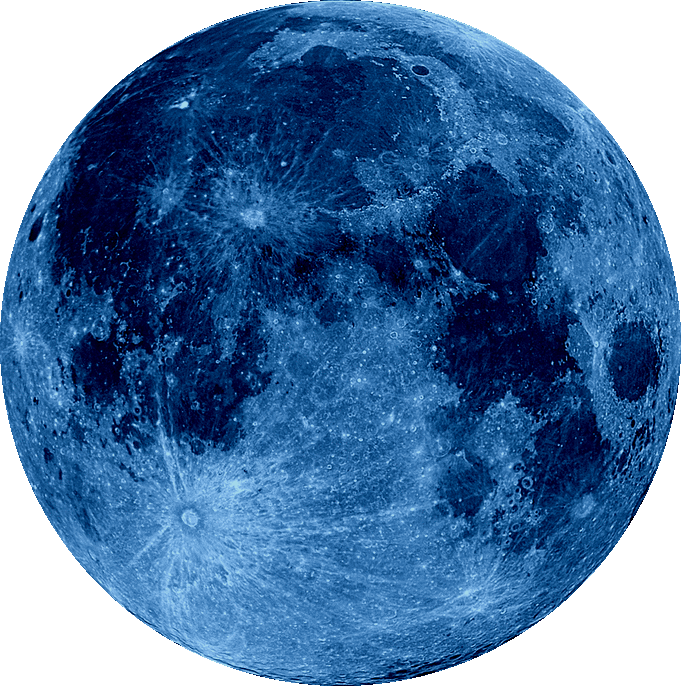 Colourful Moon Transparent Free PNG