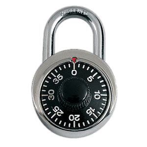 Combination Lock Background PNG Image