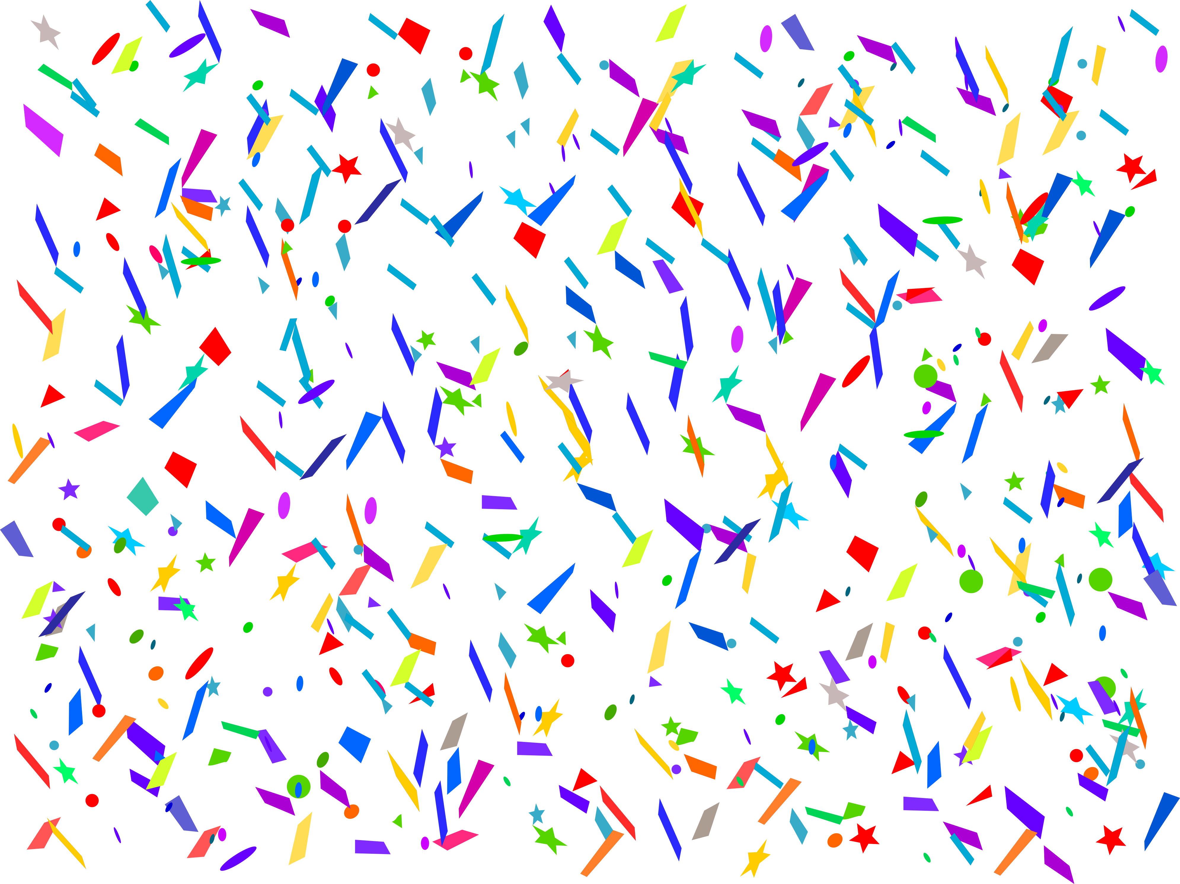 Confetti Explosion Free PNG