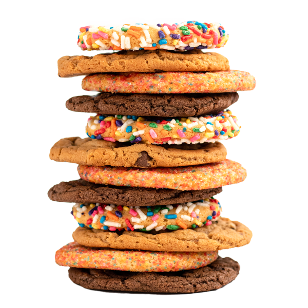 Cookies Large Stack Transparent Background