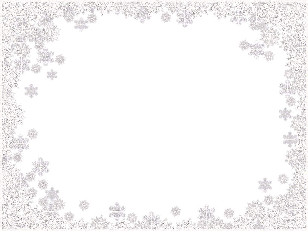 Corner Silver Snowflake PNG Clipart Background