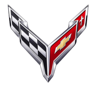 Corvette Emblem Background PNG Image