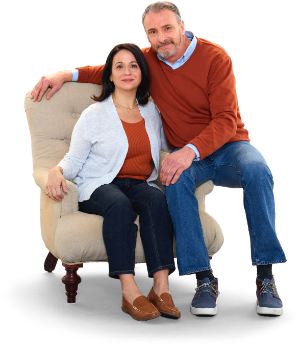 Couple Sitting PNG HD Quality