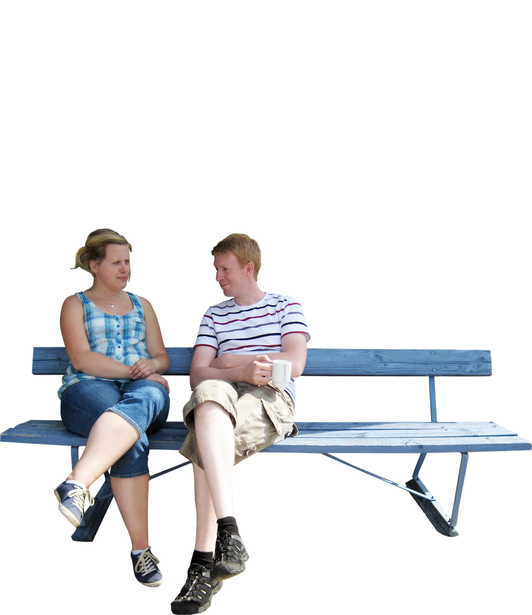 Couple Sitting Transparent Image
