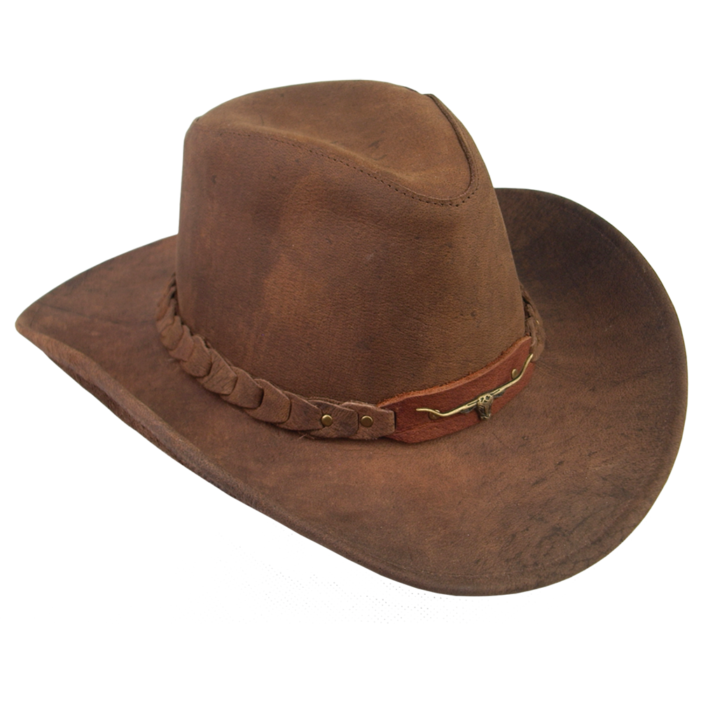 Cowboy Hat Brown Felt PNG HD Quality