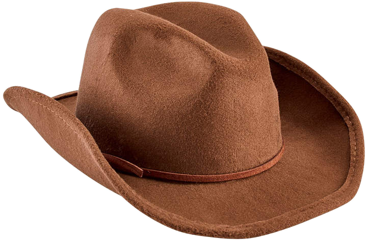 Cowboy Hat Brown Felt Transparent PNG