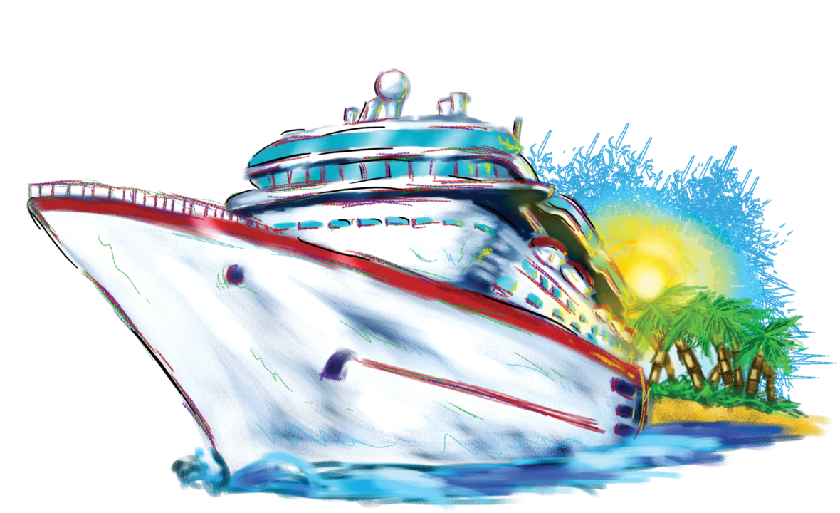 Cruise Ship Illustration Transparent File