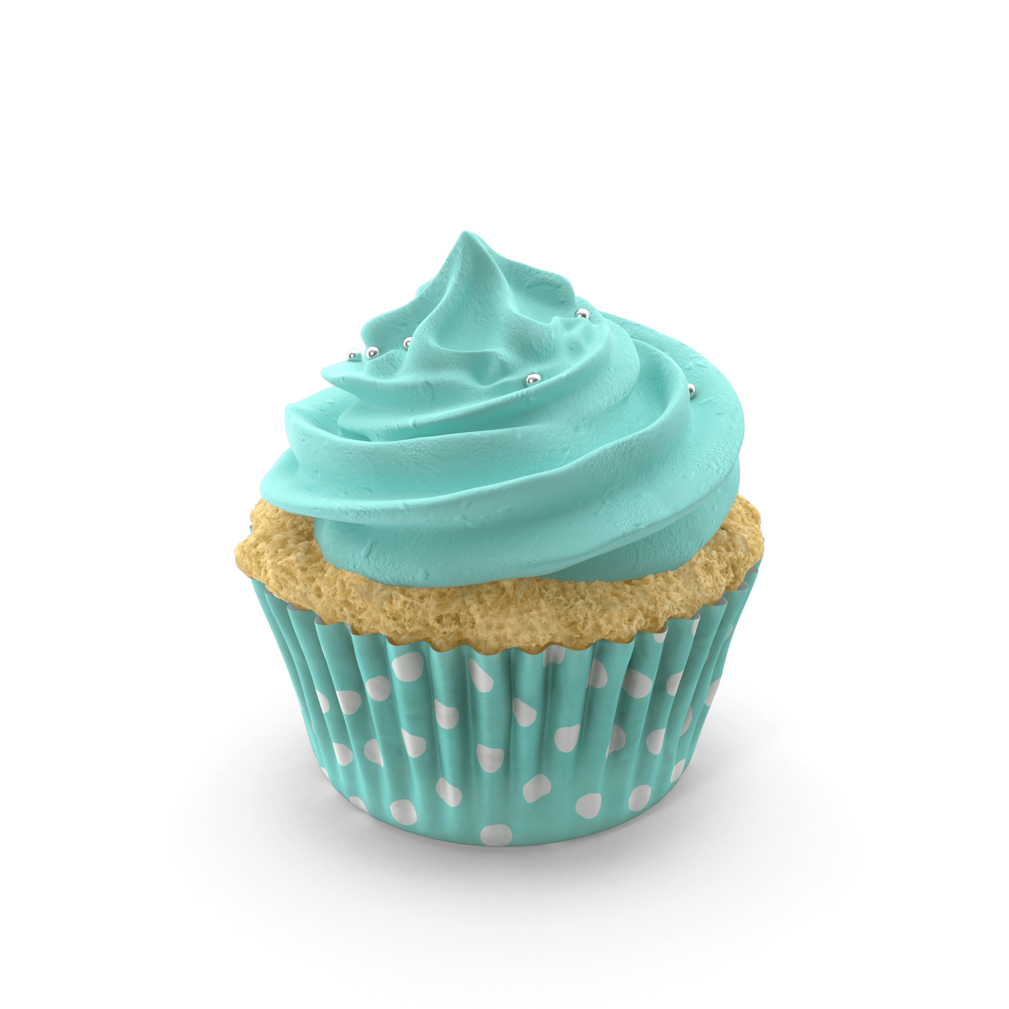 Cupcake Blue Transparent File