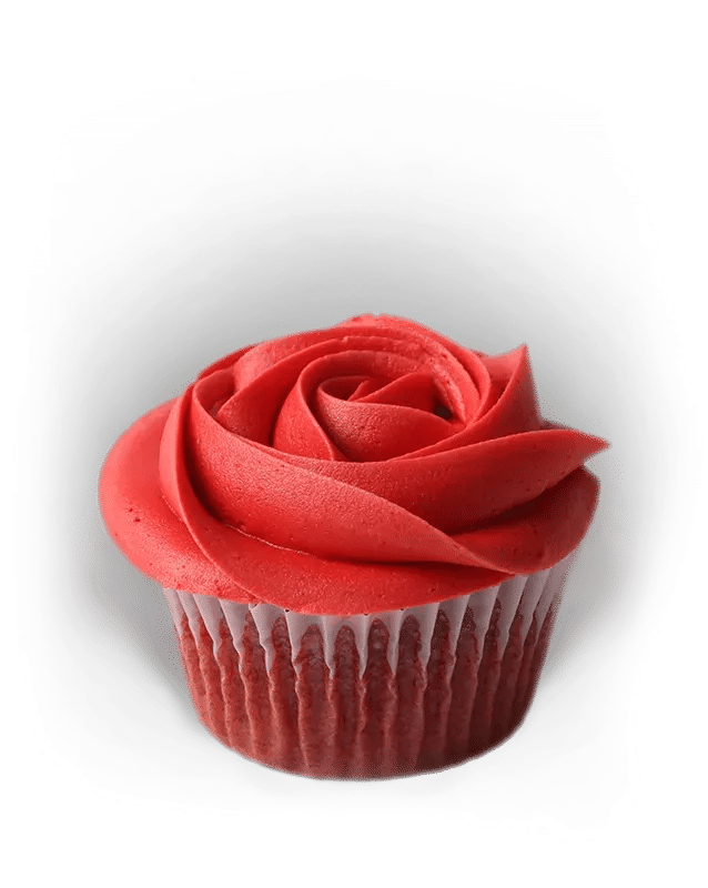 Cupcake Rose Transparent Free PNG